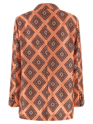 Multicolor Silk Blazer
