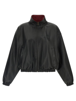 Black Lamb Leather Leather Jacket