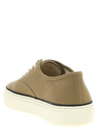 Bicolor Cotton Low Top Sneakers