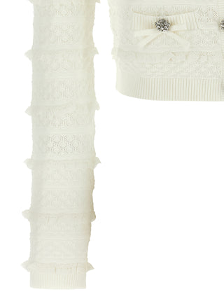 White Viscose Cardigan