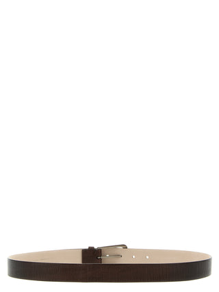 Brown Leather Regular Belt