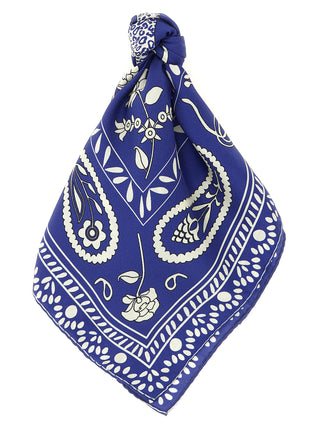 Blue Silk Foulard