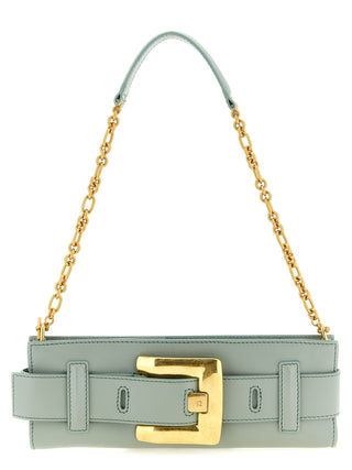 Bicolor Calfskin Clutch Bag