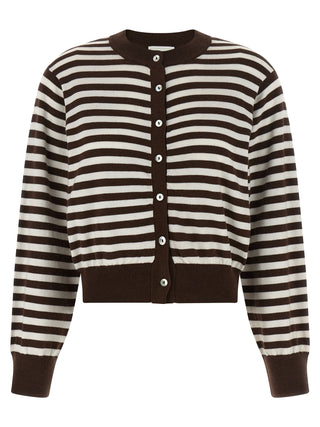 Brown Cotton Cardigan