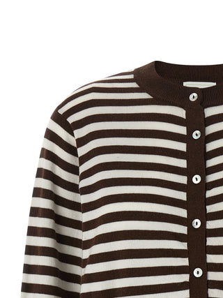 Brown Cotton Cardigan