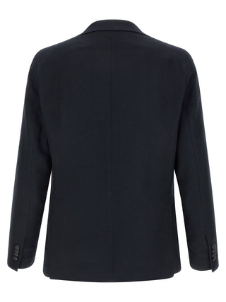 Blue Cotton Blazer