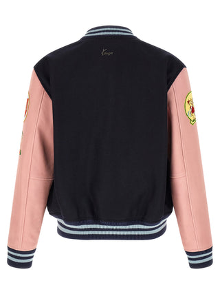 Multicolor Wool Bomber