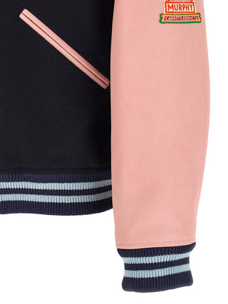 Multicolor Wool Bomber