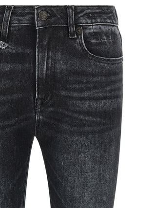 Black Cotton Jeans Denim