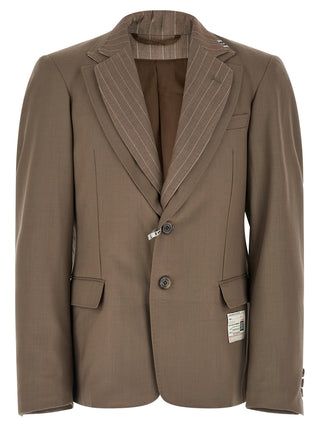 Beige Wool Blazer