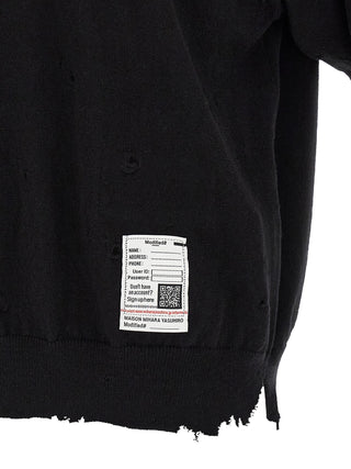 Black Cotton Polo Shirt