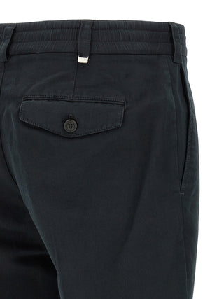 Black Linen Casual Pants