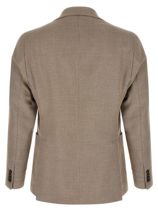 Brown Cotton Blazer