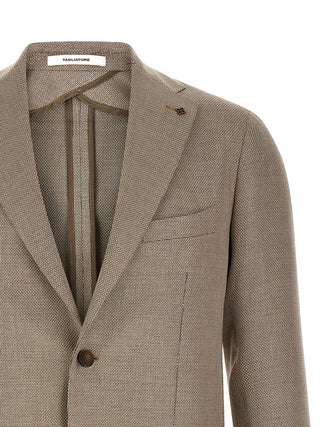 Brown Cotton Blazer