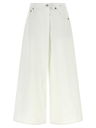 White Cotton Jeans Denim