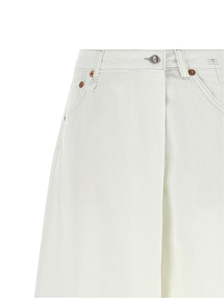 White Cotton Jeans Denim