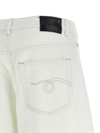 White Cotton Jeans Denim