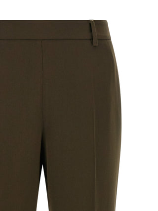 Pantalones casuales bicolor de triacetato