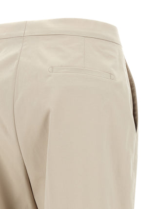 Blazer beige de algodón