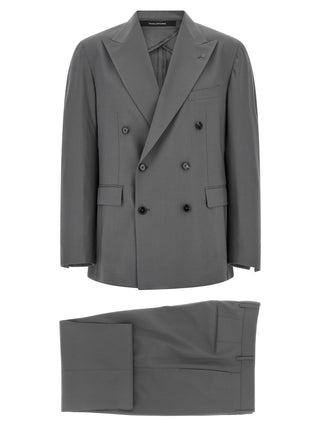 Gray Virgin Wool Two-Piece Suit