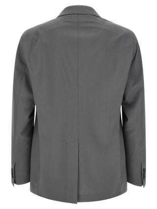 Gray Virgin Wool Two-Piece Suit