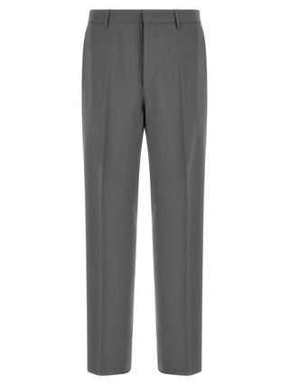 Gray Virgin Wool Two-Piece Suit