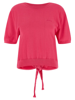 Fuchsia Organic Cotton Cardigan