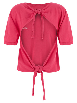Fuchsia Organic Cotton Cardigan