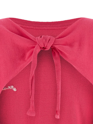 Fuchsia Organic Cotton Cardigan