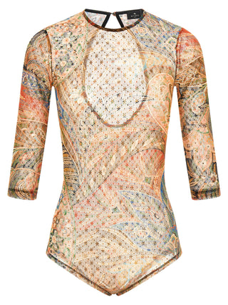 Multicolor Polyamide Bodysuit