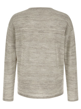 Gray Cotton Cardigan