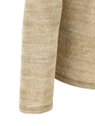 Beige Cotton Cardigan