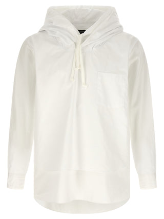 Blusa de algodón blanca