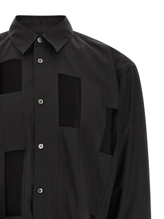 Blusa negra de algodón