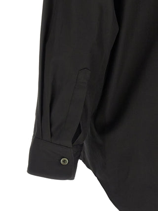 Blusa negra de algodón