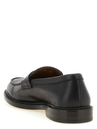 Mocasines slip-on de piel de becerro marrón