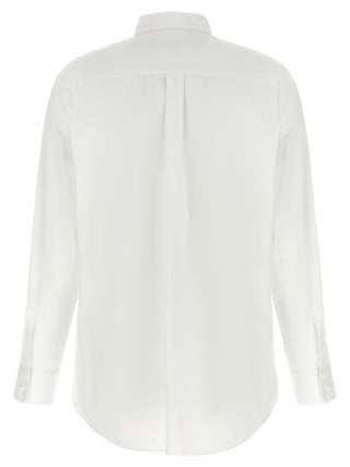 Blusa de algodón blanca