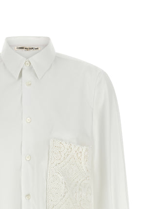 Blusa de algodón blanca