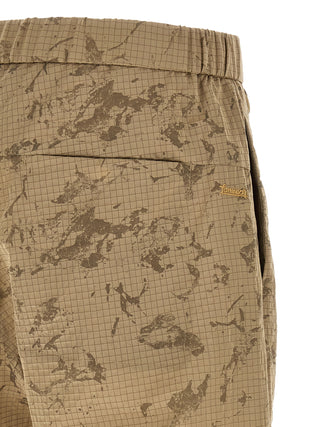 Beige Polyamide Casual Pants