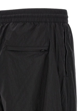 Black Polyamide Joggers (Workout Pants)