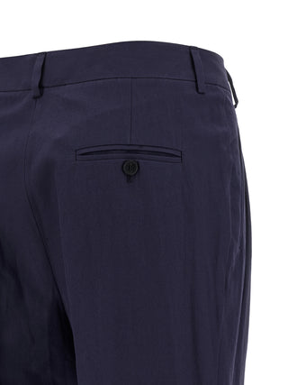 Blue Cotton Pants