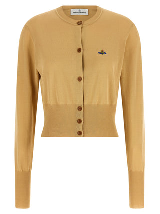 Beige Cotton Cardigan