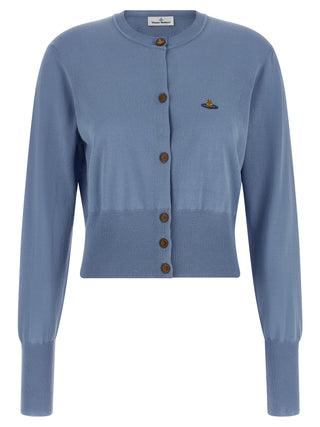 Blue Cotton Cardigan