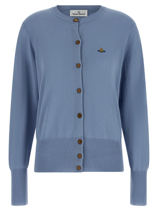 Blue Cotton Cardigan
