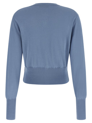 Blue Cotton Cardigan