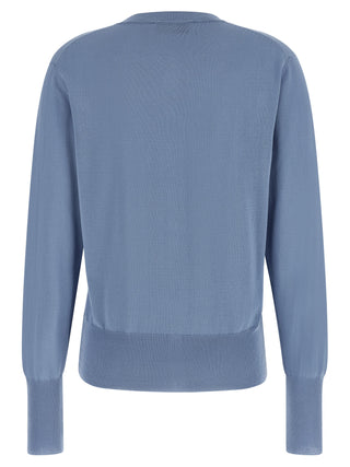 Blue Cotton Cardigan