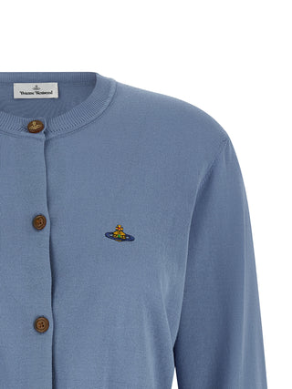 Blue Cotton Cardigan