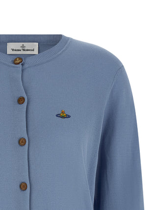 Blue Cotton Cardigan