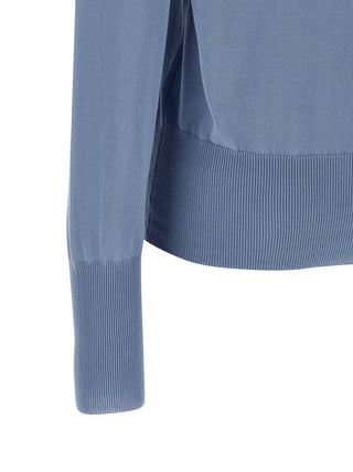 Blue Cotton Cardigan