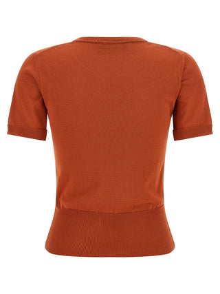 Orange Cotton T-Shirt